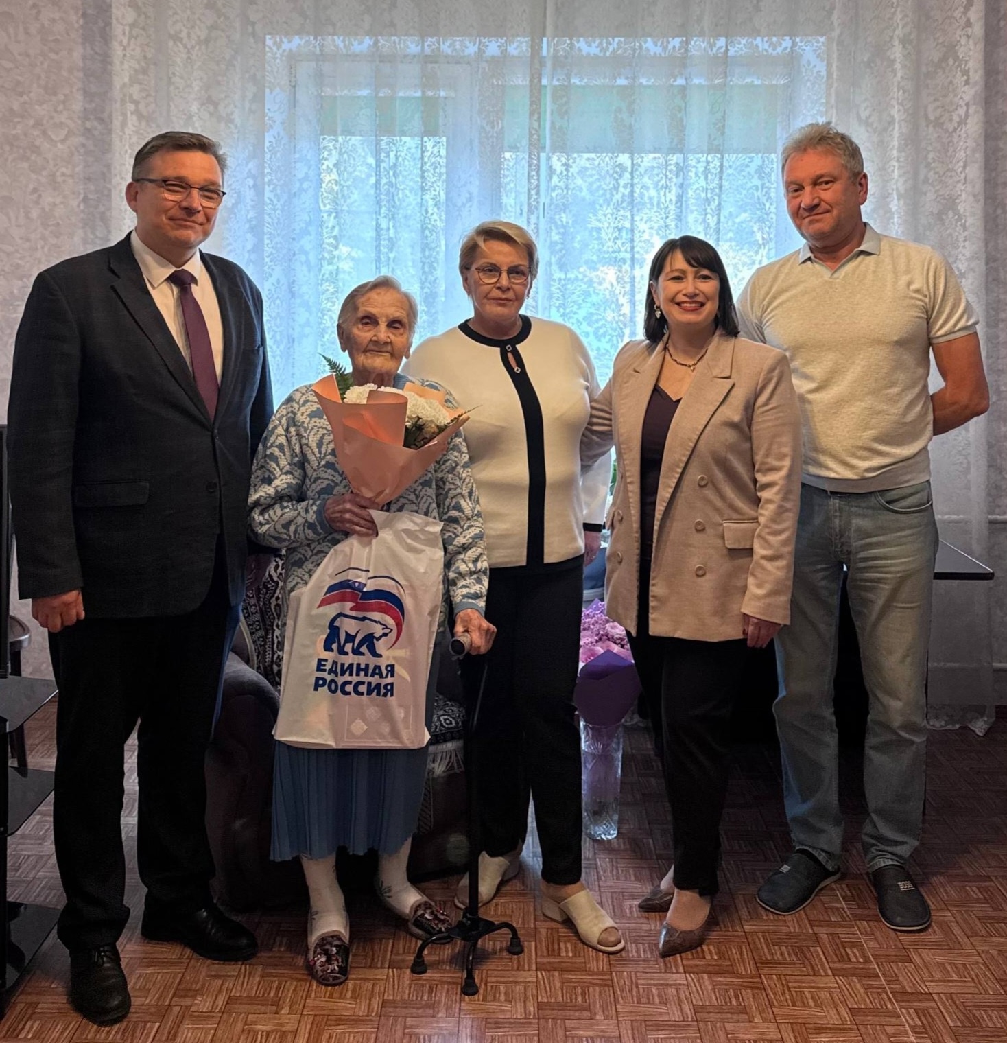 Сегодня отмечает свой 100-летний юбилей житель Курчатовского района!